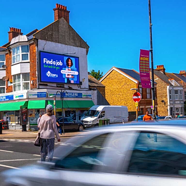CV Library advertisement - Margate High Street