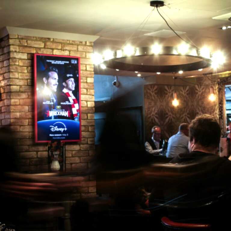 D6 Disney+ advertisement in pub