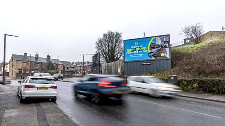 The Gym Group Victoria Medical Centre Barnsley billboard