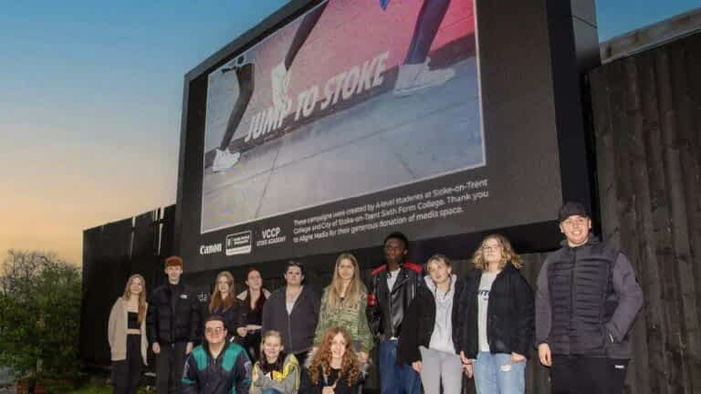 Canon advertisement - Stoke on Trent