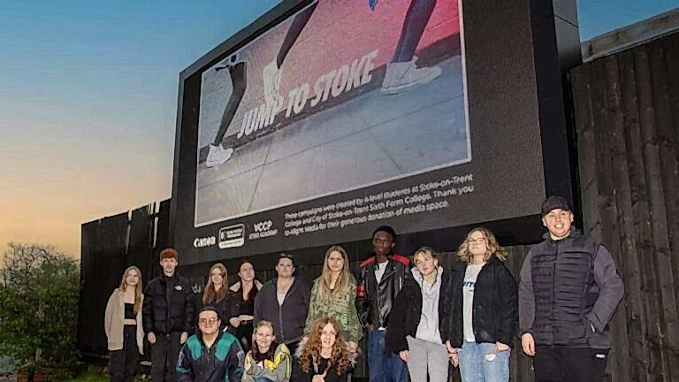 Canon VCCP and Alight Media champion Stoke on Trent students